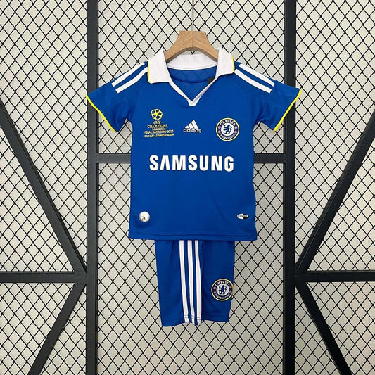 2008-2009 Retro Chelsea Champions League Final Local Kit Talla Niño
