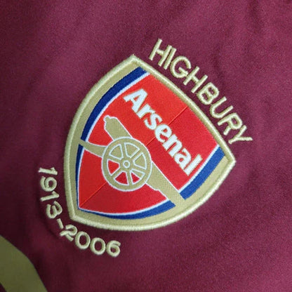 Arsenal Retro 2005-2006 Local Manga Larga
