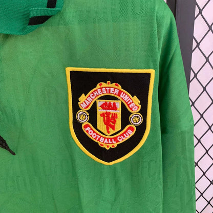 1992/1994 Retro Manchester United Alternativa Visitante Manga Larga
