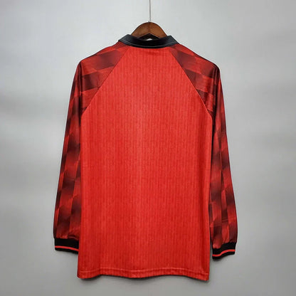 1996/1998 Retro Manchester United Local Manga Larga