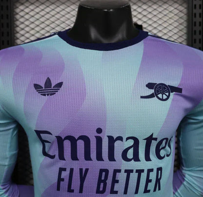 Arsenal 2024/2025 Alternativa Kit Manga Larga