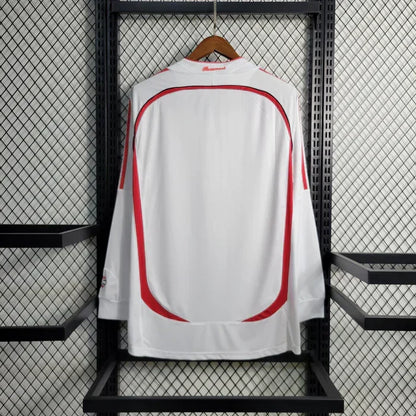 2006/2007 Retro AC Milan Visitante Manga Larga