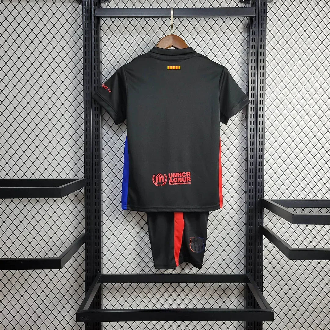 Barcelona 2024/2025 Visitante Kit Talla Niño