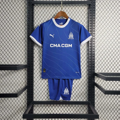2023/2024 Olympique de Marseille Visitante Kit Talla Niño