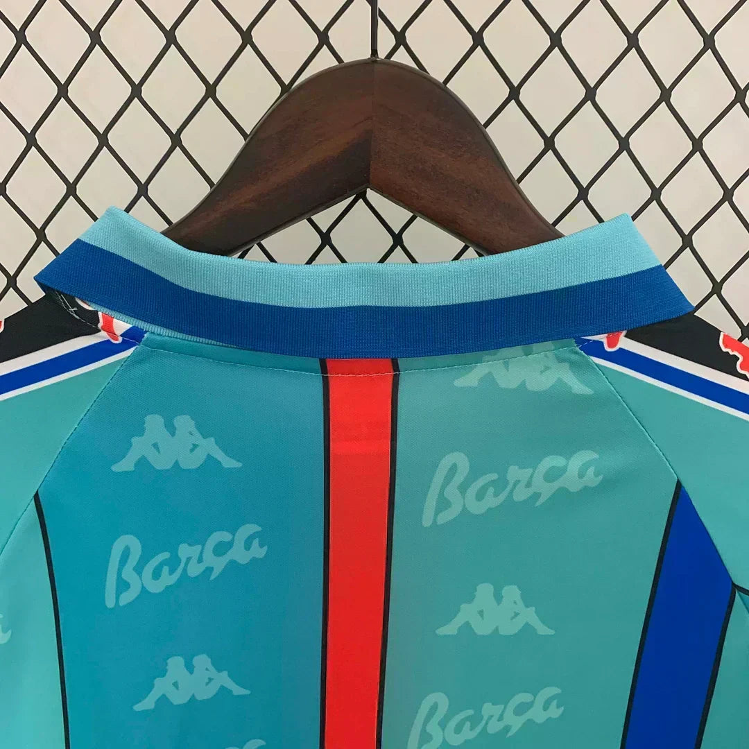 1995-1997 Retro Barcelona Visitante Manga Larga