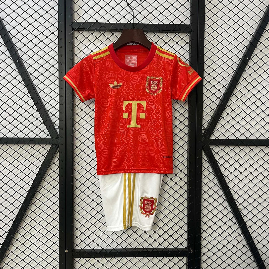 Bayern Munchen 2025/2026 125th Aniversario Edition Red Talla Niño