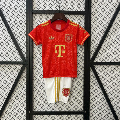 Bayern Munchen 2025/2026 125th Aniversario Edition Red Talla Niño