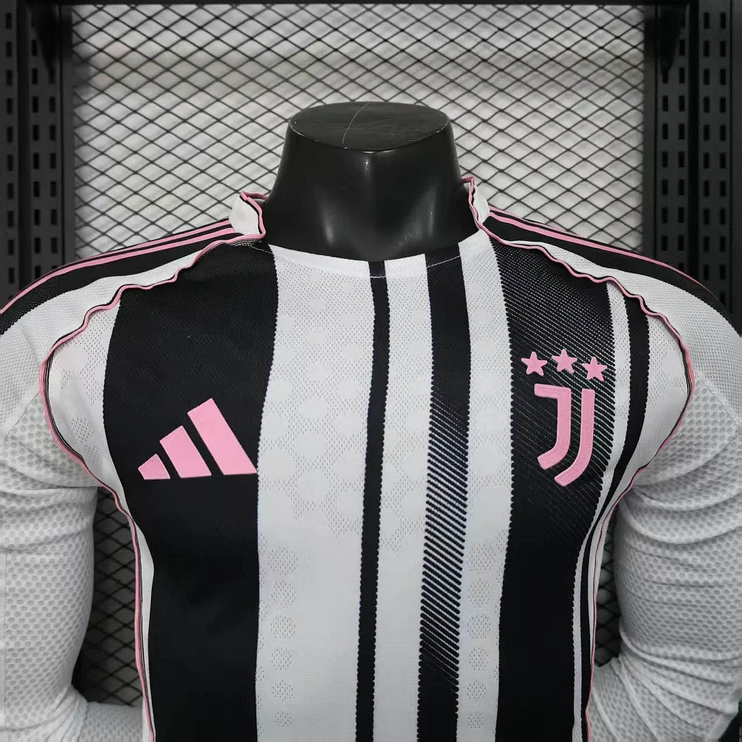 2025/2026 Juventus Local Kit Manga Larga