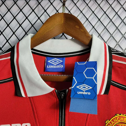 1998/1999 Retro Manchester United Local Manga Larga