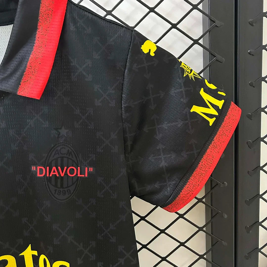 2024/2025 AC Milan X Off White Edición Especial Talla Niño