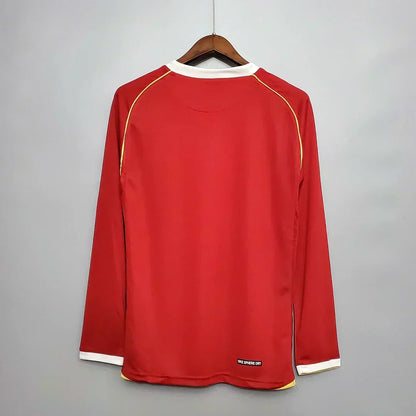 2006/2007 Retro Manchester United Local Manga Larga