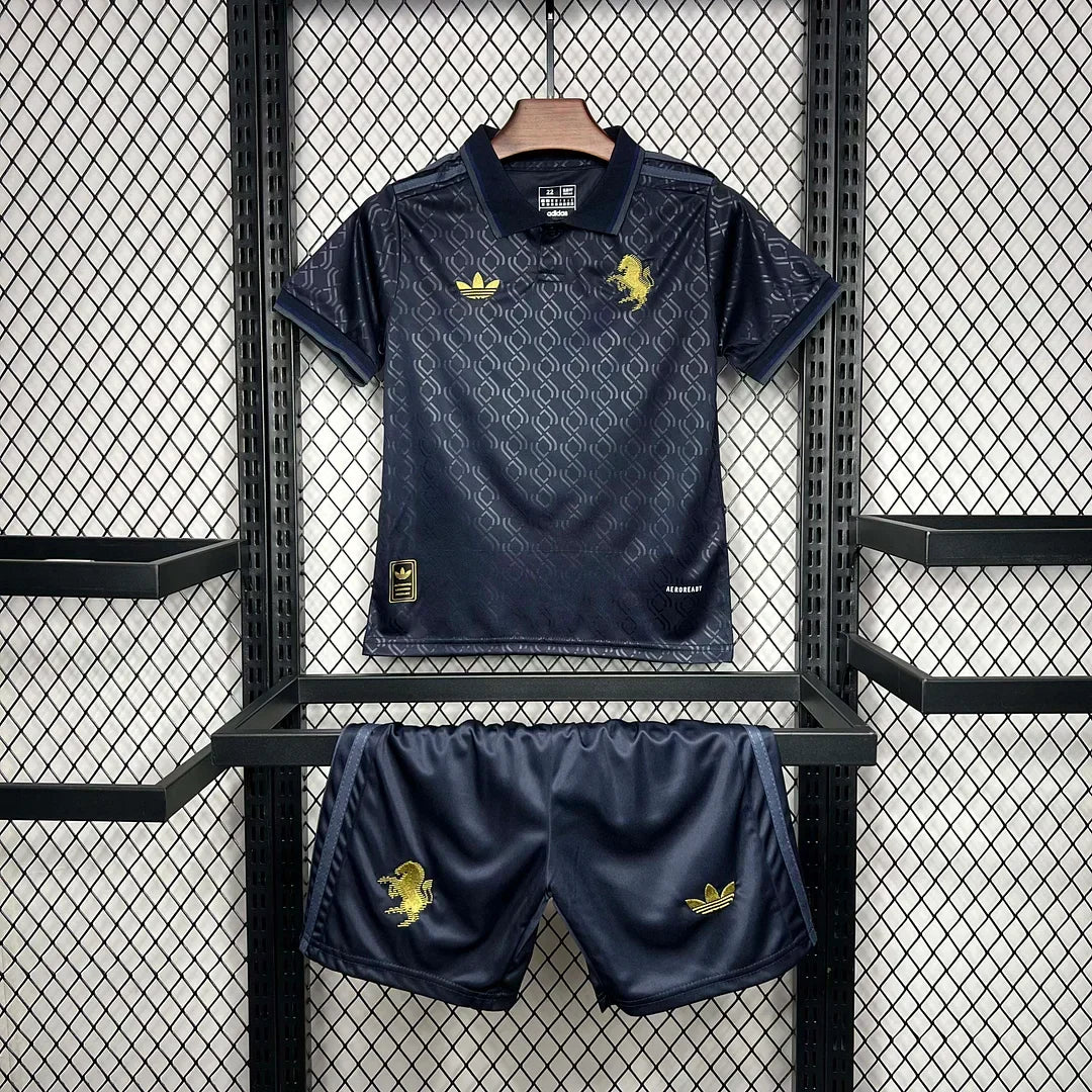 2024-2025 Juventus Alternativa Visitante Kit Talla Niño