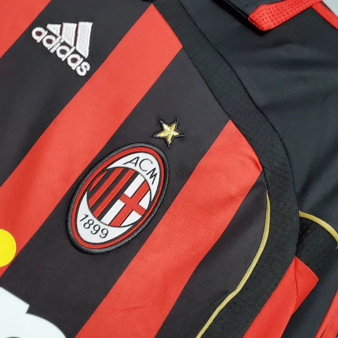 2006/2007 Retro AC Milan Local Manga Larga
