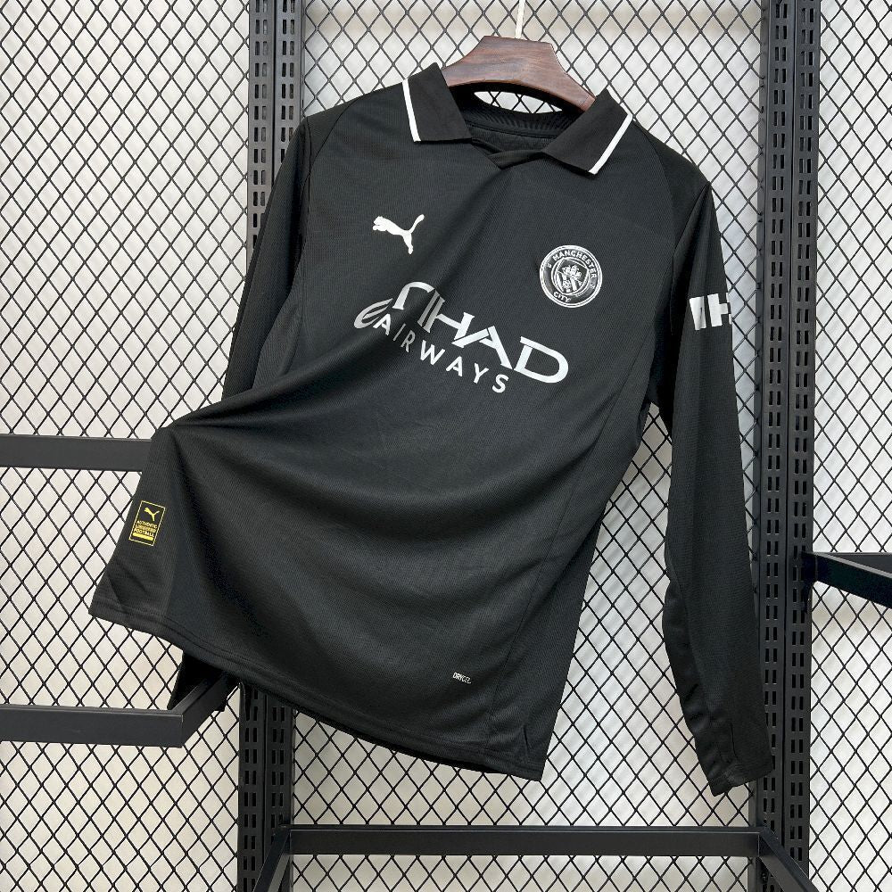 2025/2026 Manchester City Visitante Manga Larga