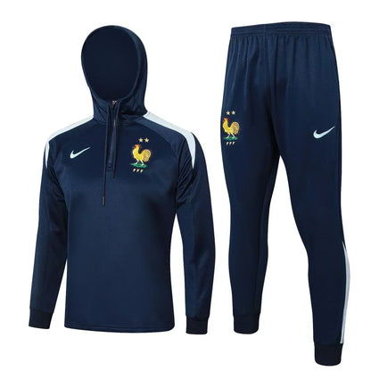 France Dark Blue and Gold Chándal
