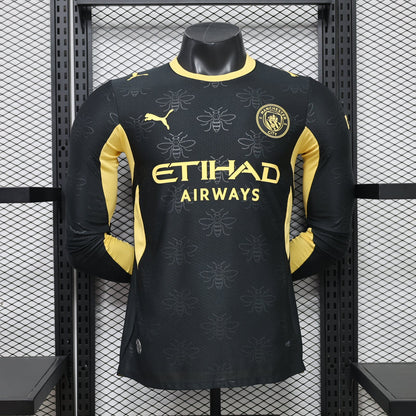 2026/2027 Manchester City Visitante Manga Larga Kit
