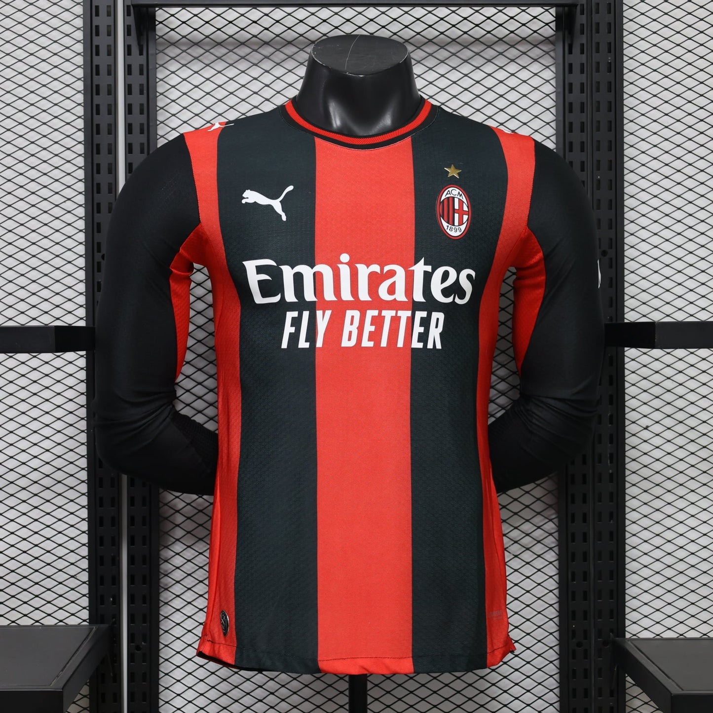 2026/2027 Ac Milan Local Manga Larga Kit