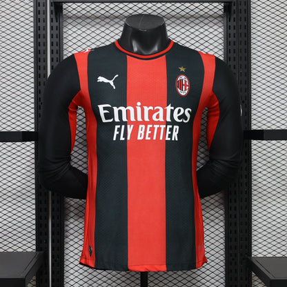 2026/2027 Ac Milan Local Manga Larga Kit