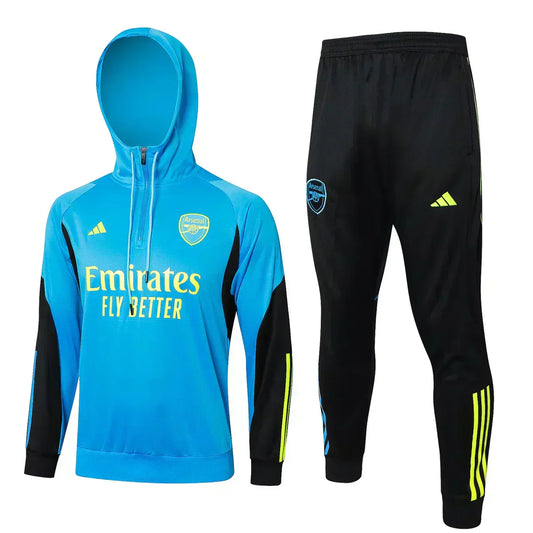 Arsenal FC Light Blue and Black Chándal