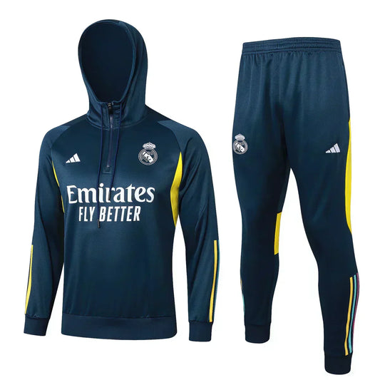 Real Madrid Dark Blue and Yellow Chándal