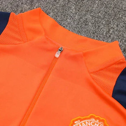 Manchester United Dark Blue and Orange Chándal