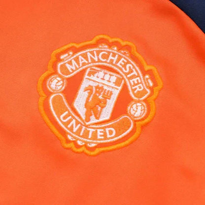 Manchester United Dark Blue and Orange Chándal