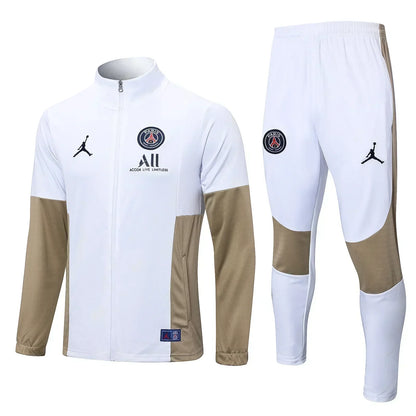 PSG Paris Saint Germain White and Beige Chándal