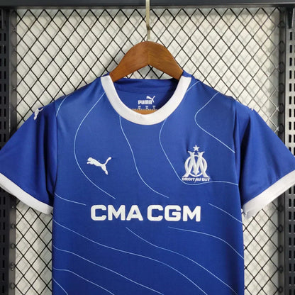2023/2024 Olympique de Marseille Visitante Kit Talla Niño