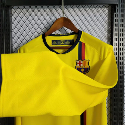 2008-2009 Retro Barcelona Visitante Manga Larga