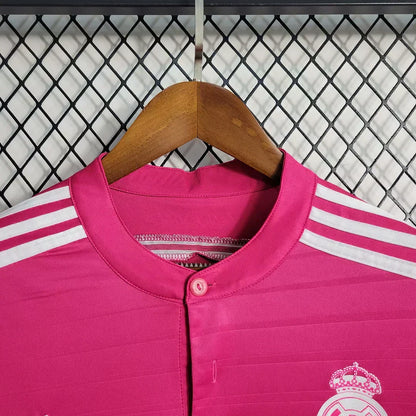 2014-2015 Retro Real Madrid Visitante Manga Larga