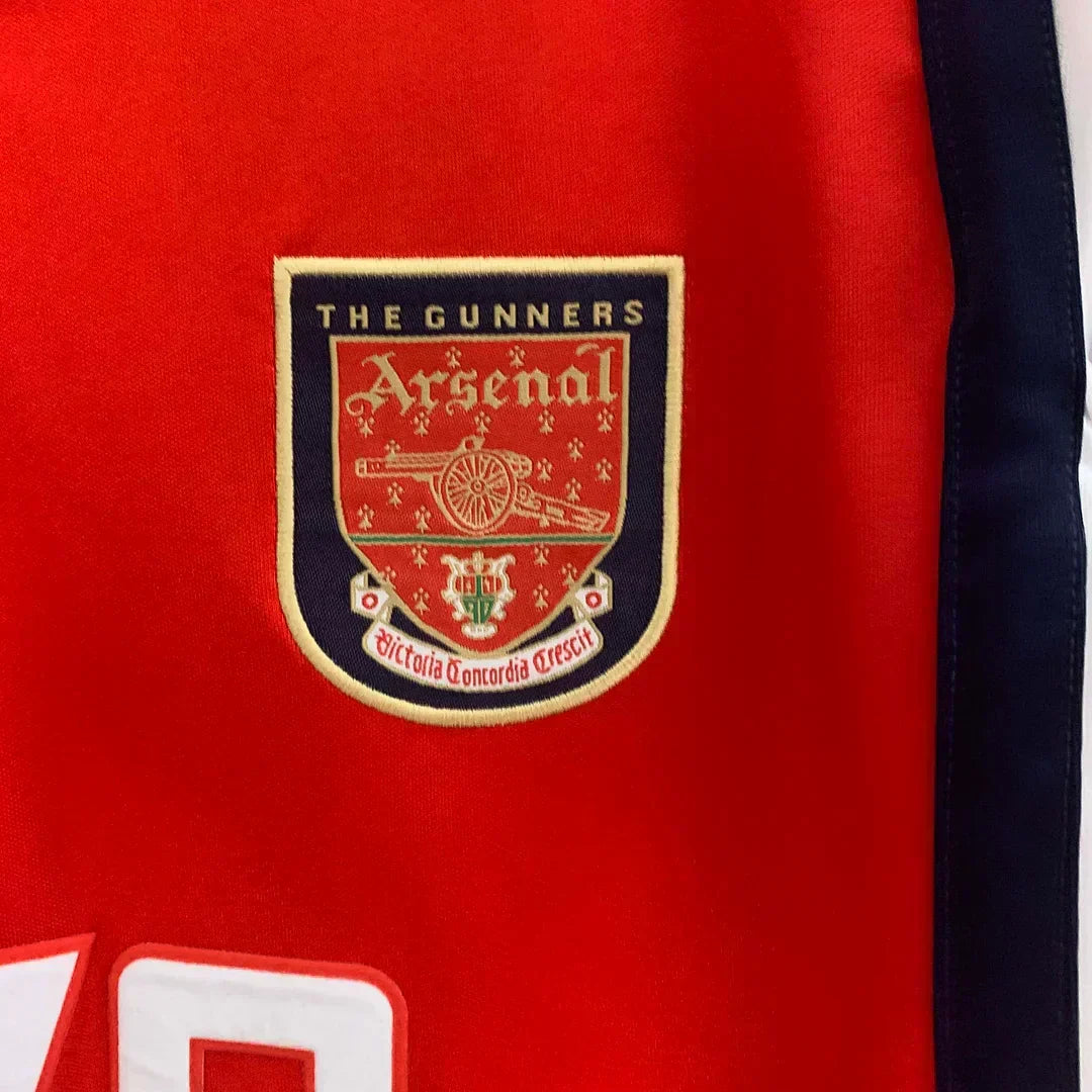 1998-1999 Retro Arsenal Local Manga Larga