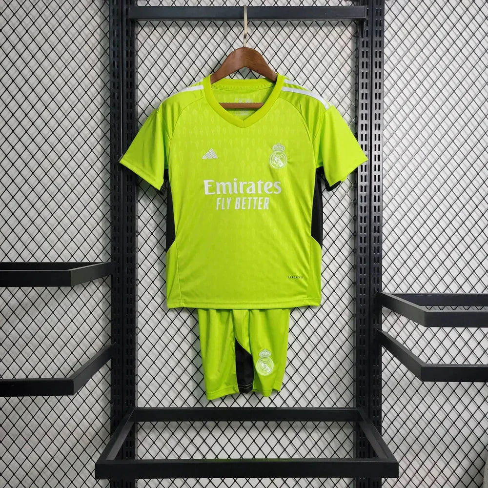 Real Madrid 2023/2024 Goalkeeper Green Talla Niño