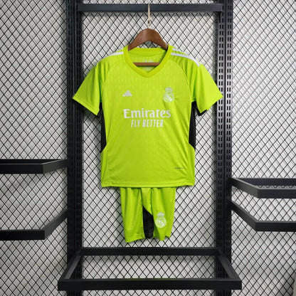 Real Madrid 2023/2024 Goalkeeper Green Talla Niño