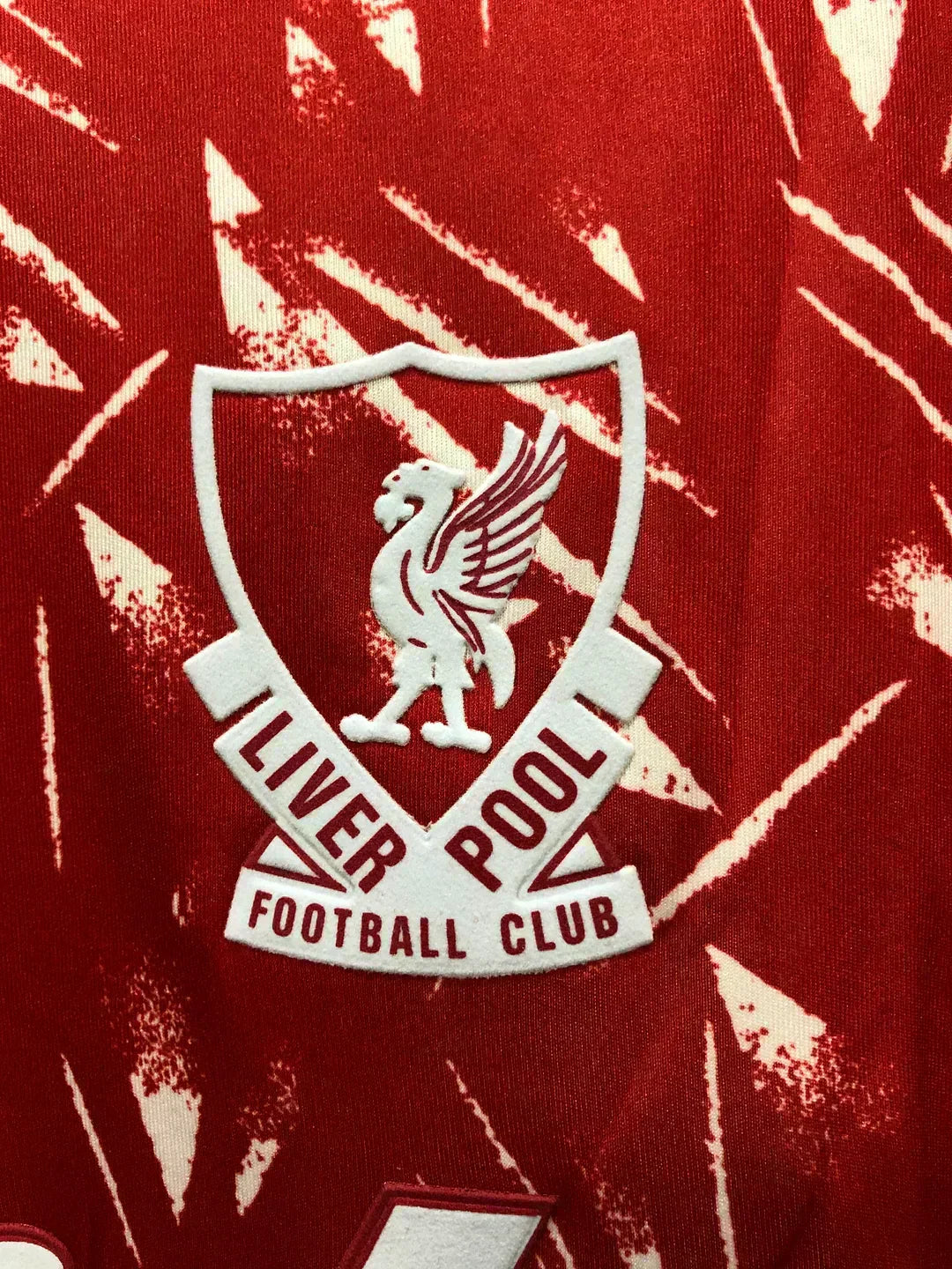 1989-1991 Retro Liverpool Local Manga Larga