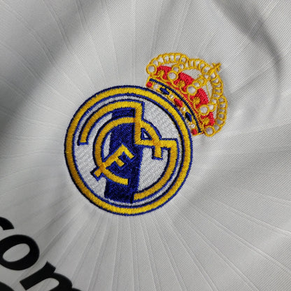2010/2011 Retro Real Madrid Local Manga Larga