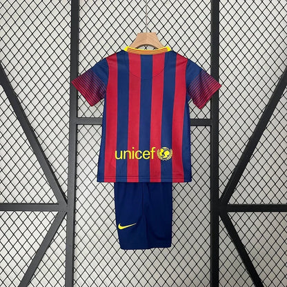 2013/2014 Retro Barcelona Local Kit Talla Niño